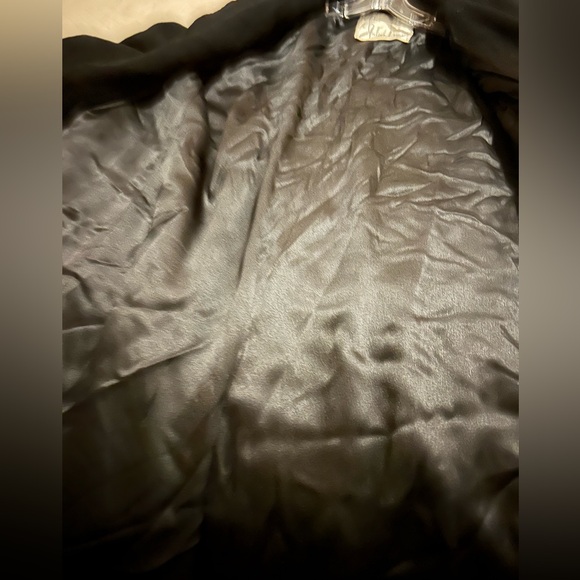 Vintage 1940s/1950s Worumbo Cashmere one button swing coat M Woolen long - Picture 9 of 10